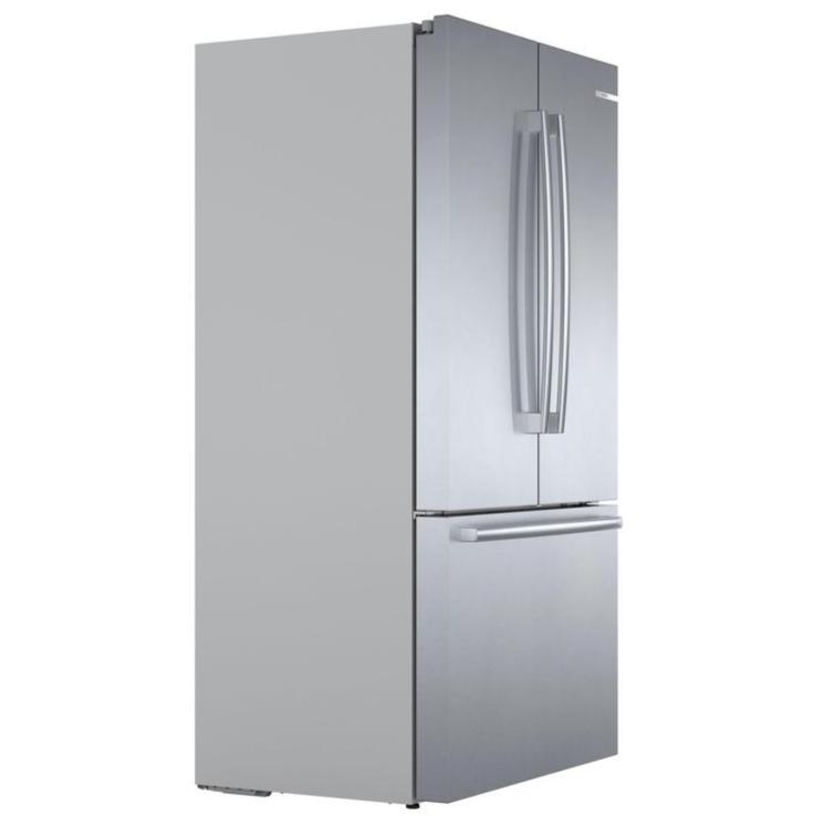 Bosch - 35.625 Inch 20.8 cu. ft French Door Refrigerator in Stainless - B36CT80SNS