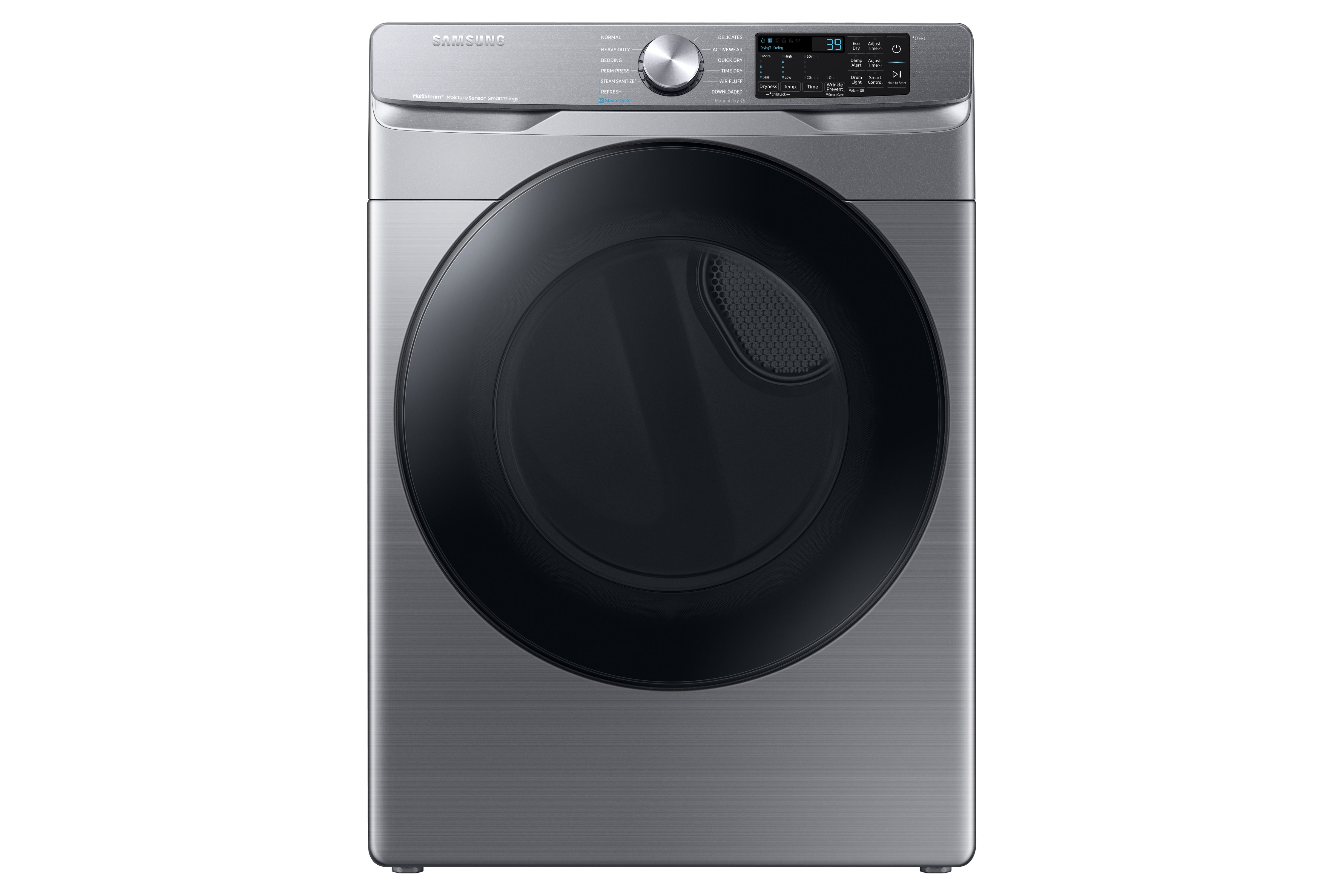 Samsung - 7.5 cu. Ft  Electric Dryer in Platinum - DVE45B6305P