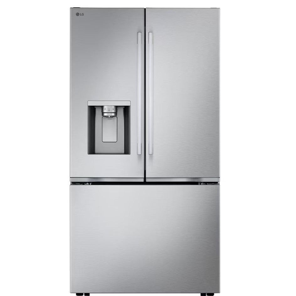 LG - 36 Inch 24 cu. ft Zero Clearance Counter Depth French Door Refrigerator in Stainless - LF24Z6530S
