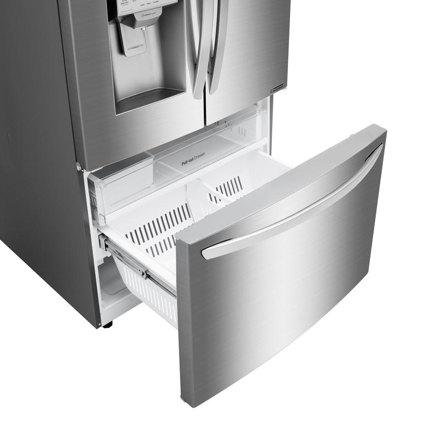 LG - 35.8 Inch 27.9 cu. ft French Door Refrigerator in Stainless - LFXS28968S