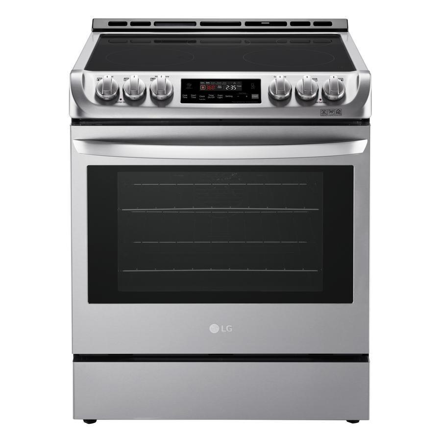LG - 6.3 cu. ft Electric Range in Stainless - LSE4611ST