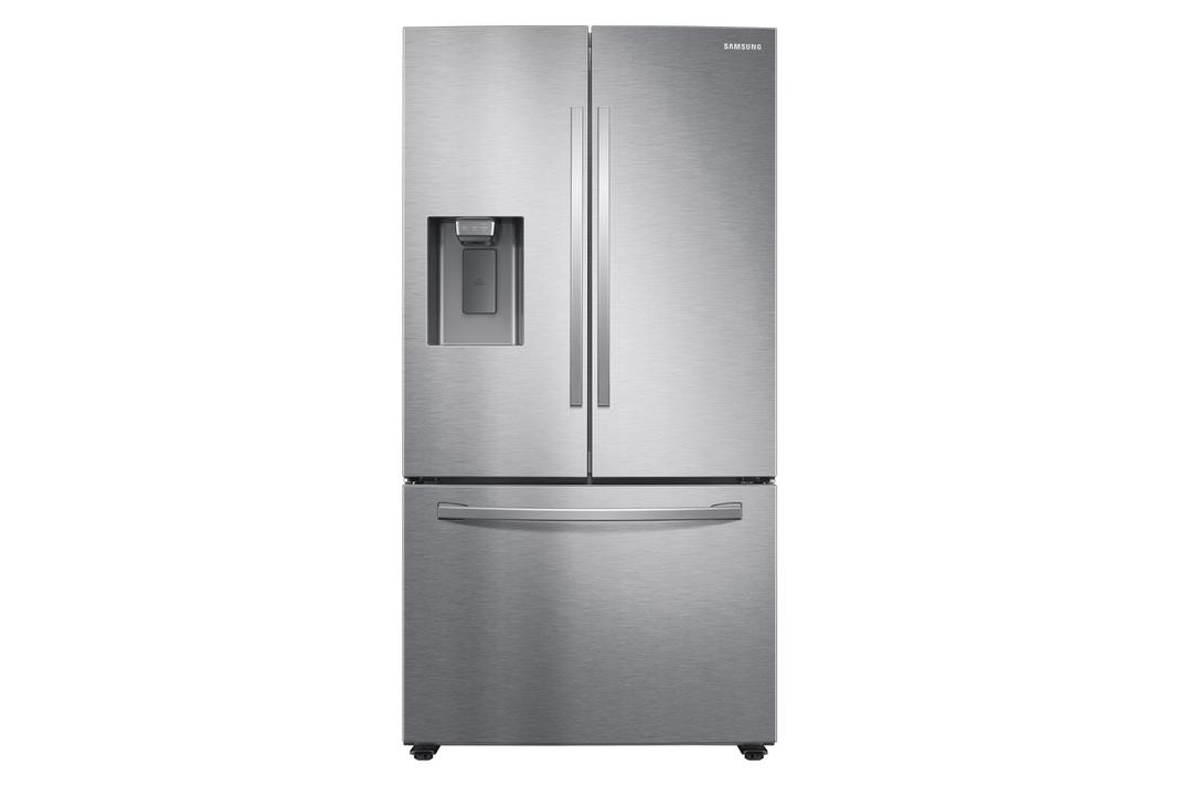 Samsung - 35.8 Inch 27 cu. ft French Door Refrigerator in Stainless - RF27T5201SR
