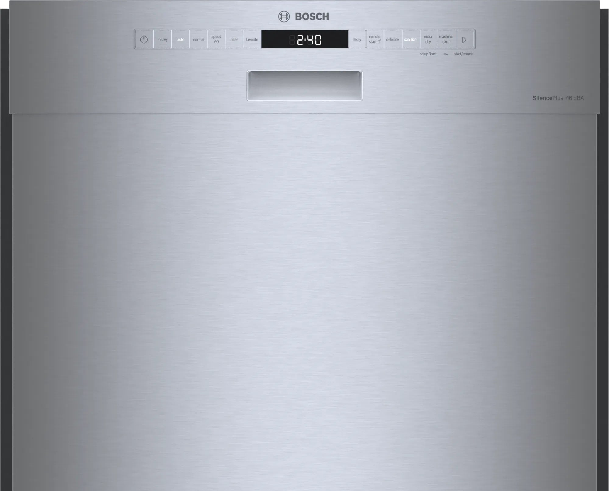 Bosch - 46 dBA Built In Dishwasher in Stainless - SHE53B75UC