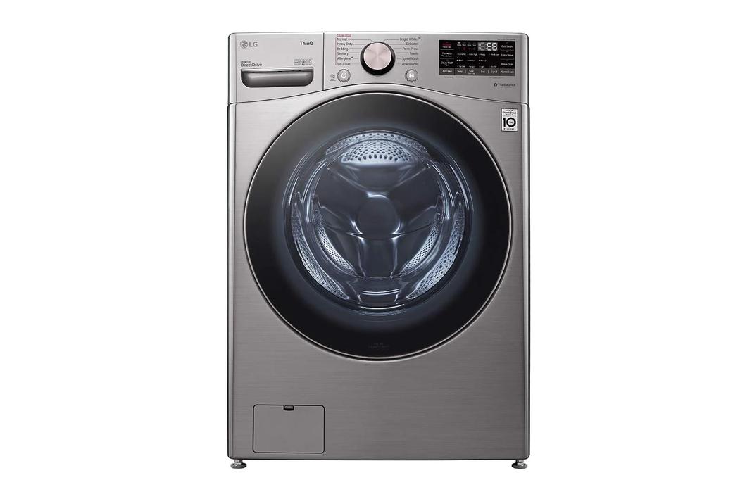 LG - 5.2 cu. Ft Front Load Washer in Graphite - WM3850HVA