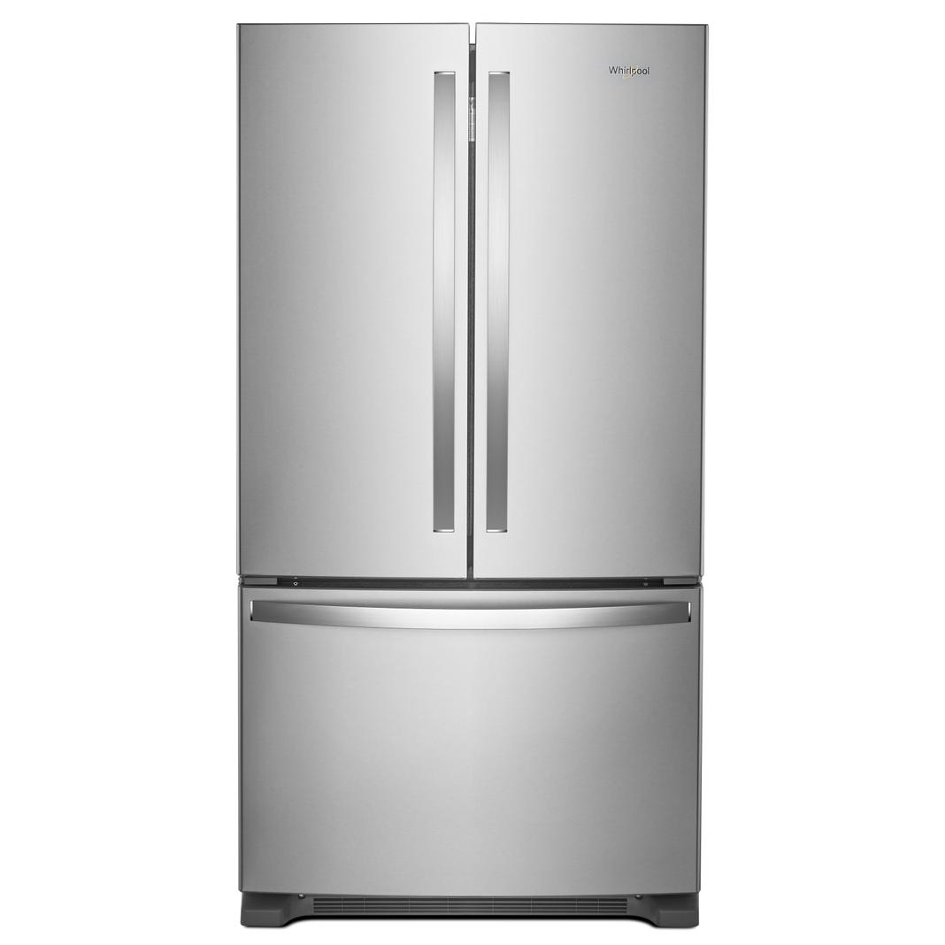 Whirlpool - 35.63 Inch 20 cu. ft French Door Refrigerator in Stainless - WRF540CWHZ