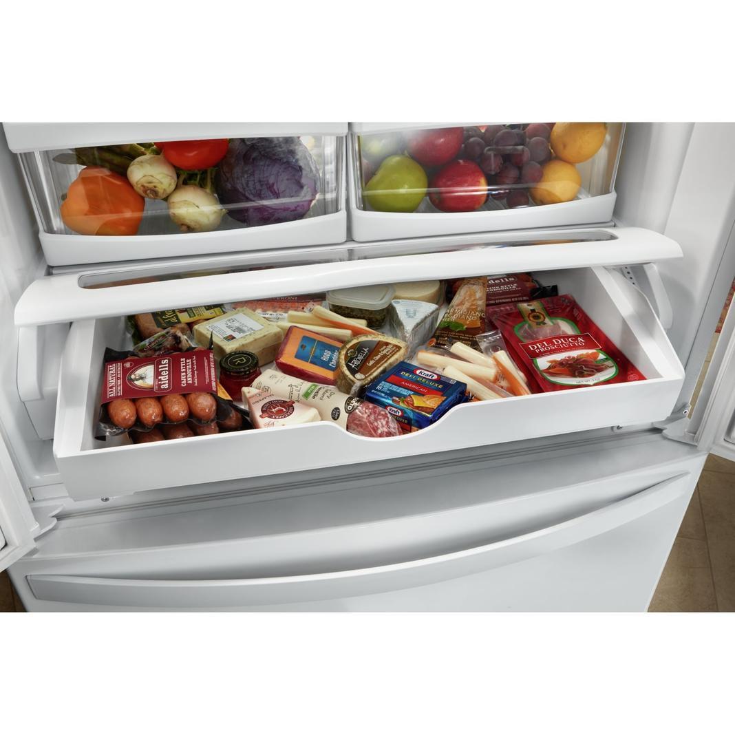 Whirlpool - 35.63 Inch 20 cu. ft French Door Refrigerator in Stainless - WRF540CWHZ