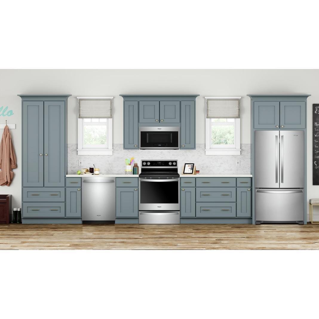 Whirlpool - 35.63 Inch 20 cu. ft French Door Refrigerator in Stainless - WRF540CWHZ