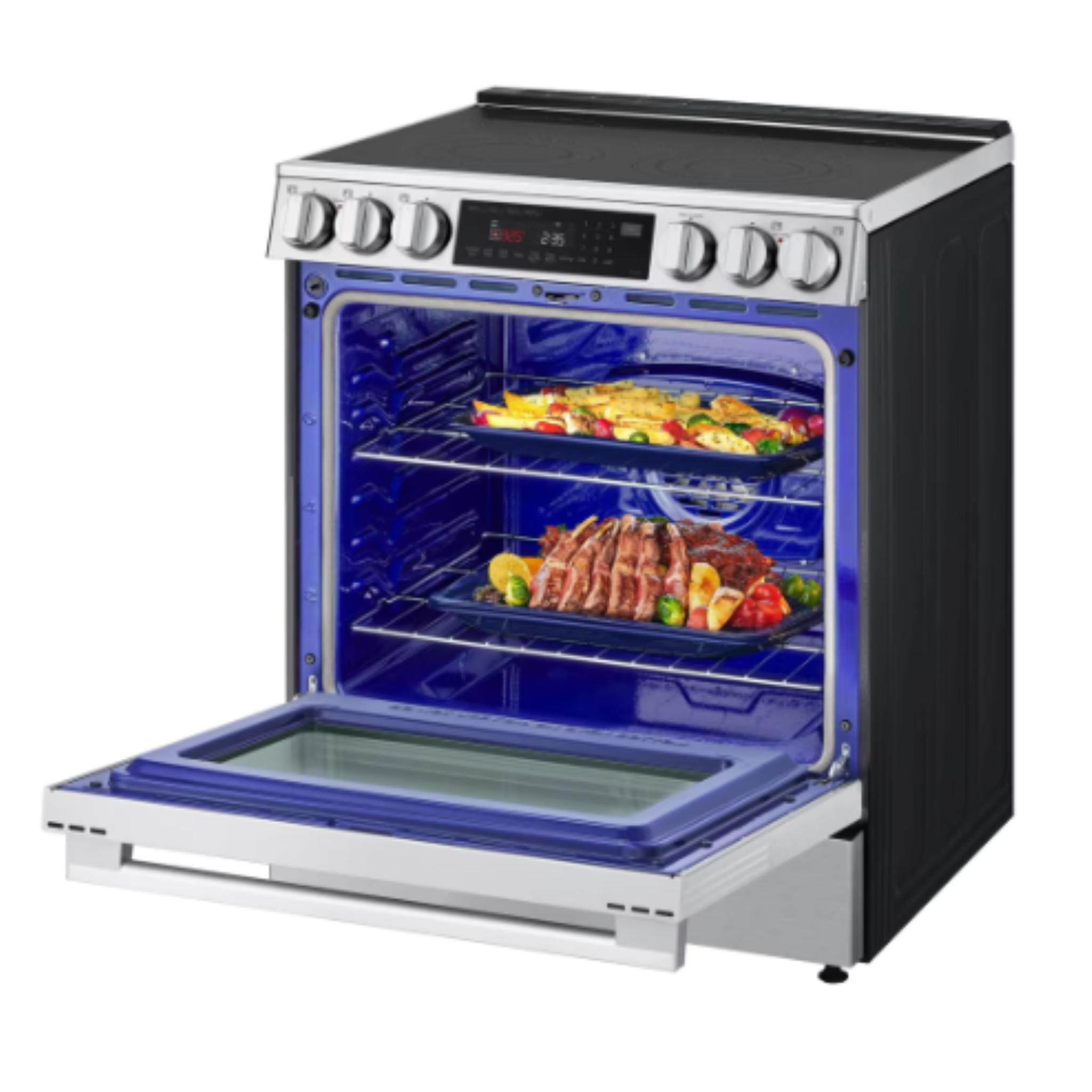 LG - 6.3 cu. ft Electric Range in Stainless - LSEL6335XE