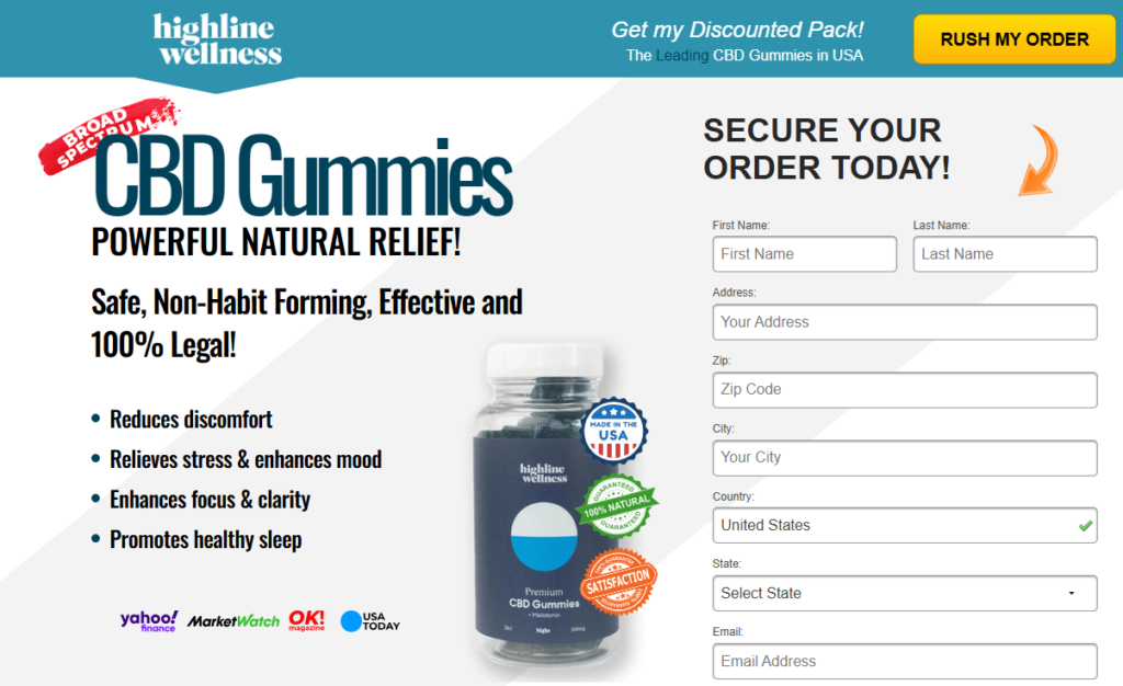 Highline Wellness CBD Gummies Buy